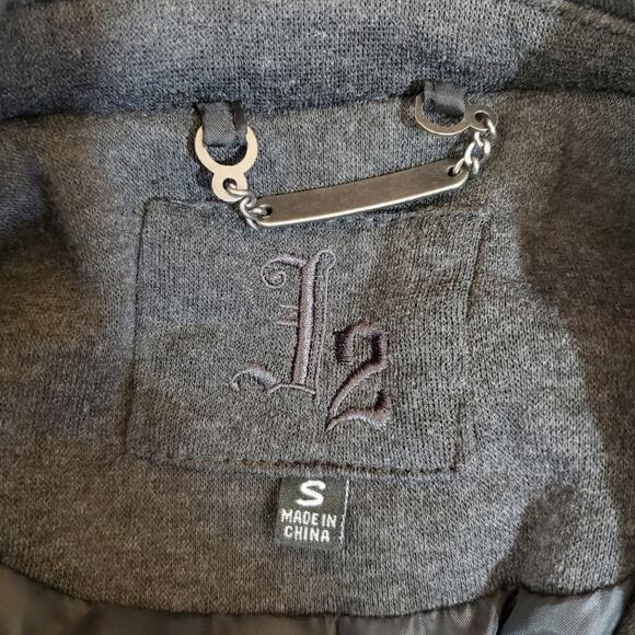 J2 by Jou Jou | Soft Sweatshirt-like Button Front Peacoat with Pockets - Picture 4 of 6